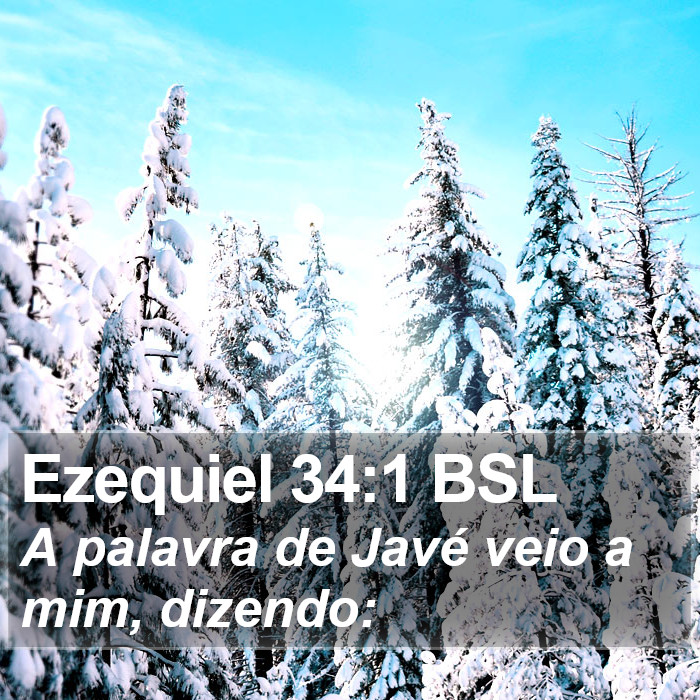 Ezequiel 34:1 BSL Bible Study