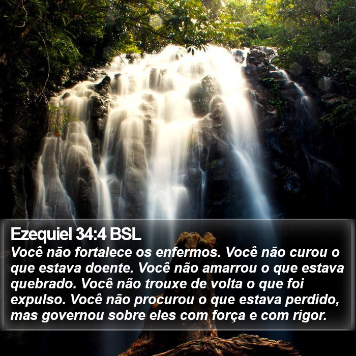 Ezequiel 34:4 BSL Bible Study