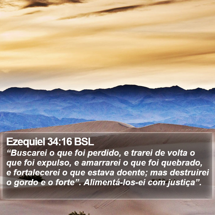 Ezequiel 34:16 BSL Bible Study