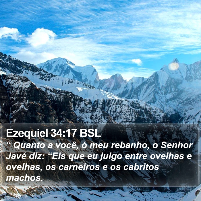 Ezequiel 34:17 BSL Bible Study