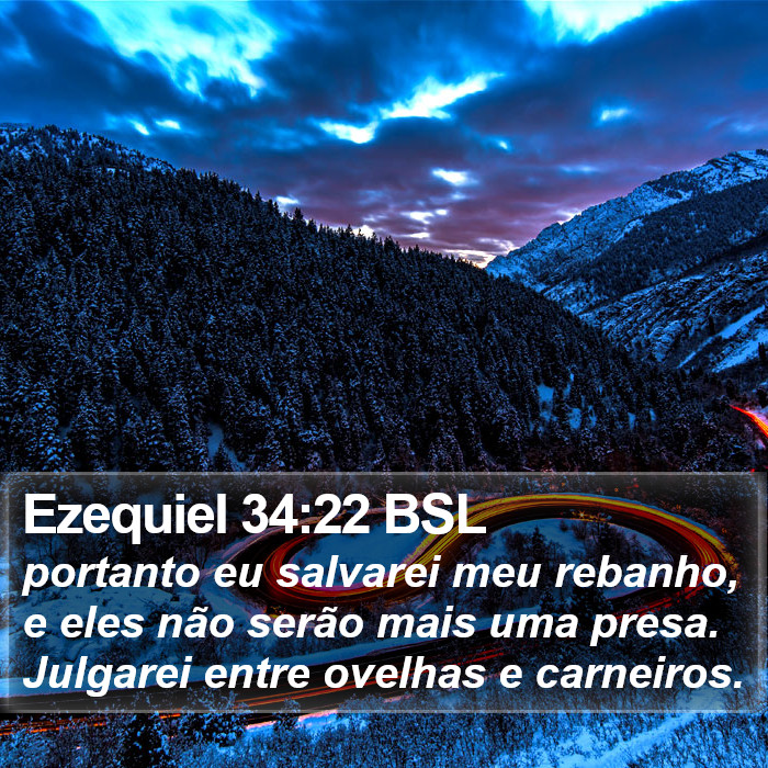 Ezequiel 34:22 BSL Bible Study