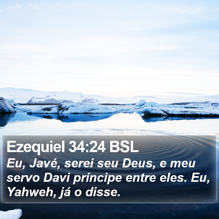 Ezequiel 34:24 BSL Bible Study