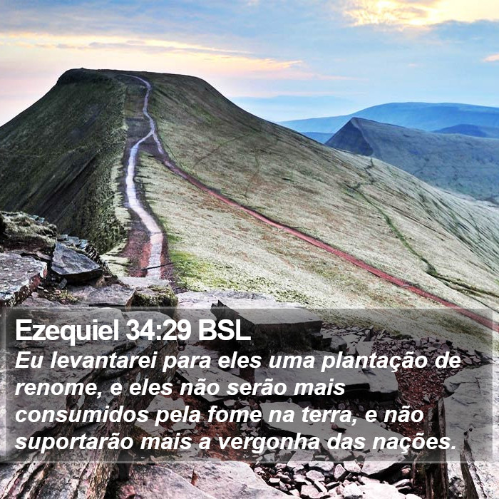 Ezequiel 34:29 BSL Bible Study