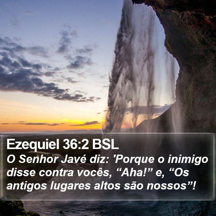 Ezequiel 36:2 BSL Bible Study