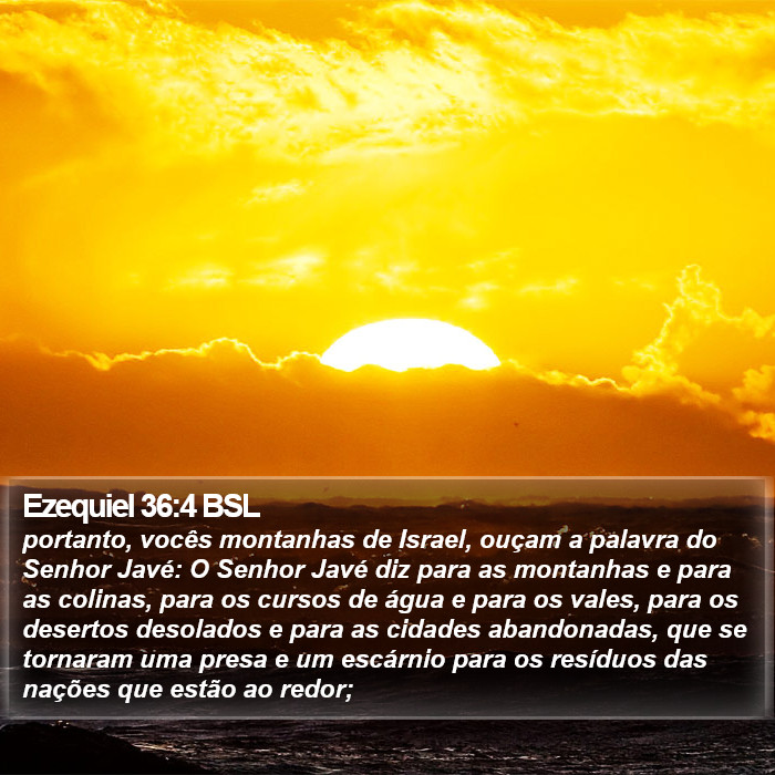 Ezequiel 36:4 BSL Bible Study