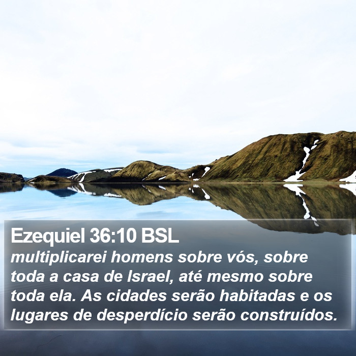 Ezequiel 36:10 BSL Bible Study