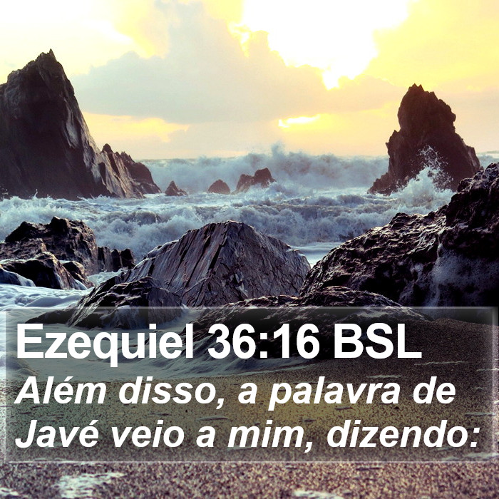 Ezequiel 36:16 BSL Bible Study