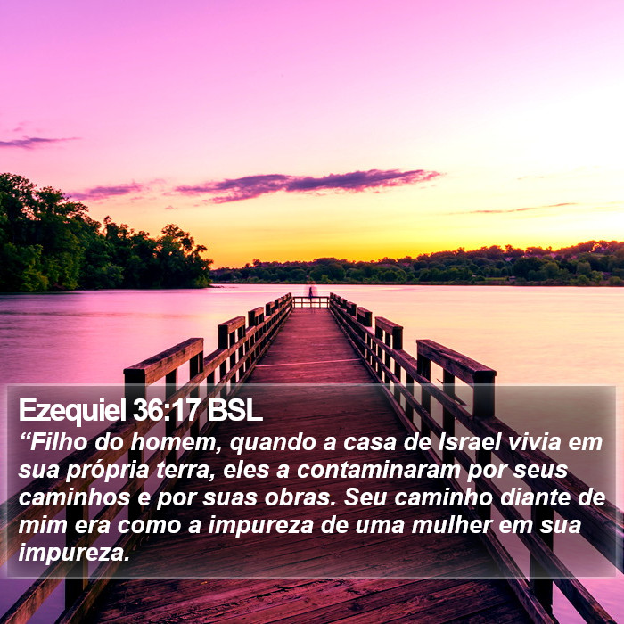 Ezequiel 36:17 BSL Bible Study