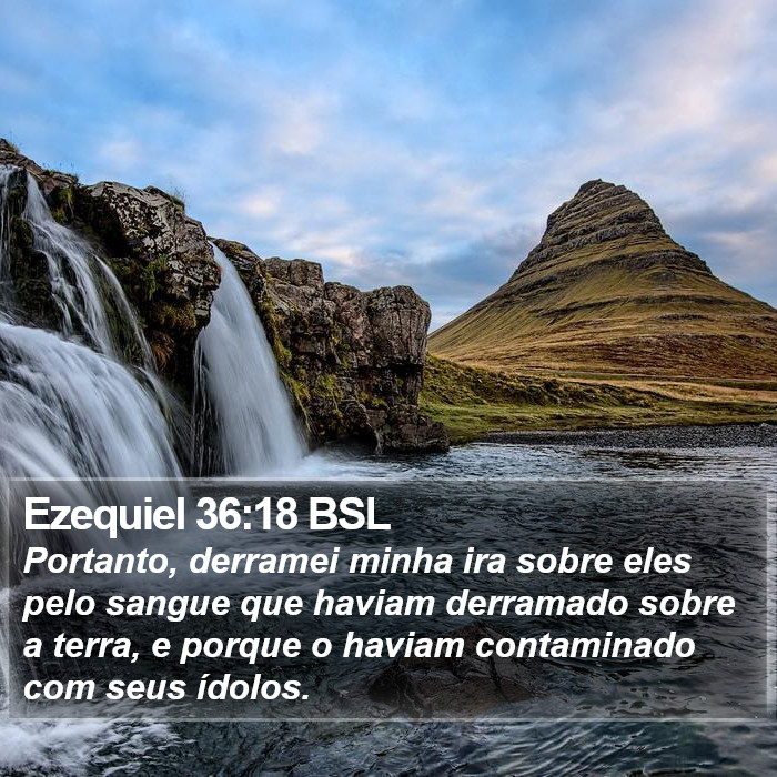 Ezequiel 36:18 BSL Bible Study