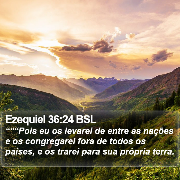 Ezequiel 36:24 BSL Bible Study