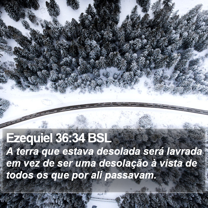 Ezequiel 36:34 BSL Bible Study