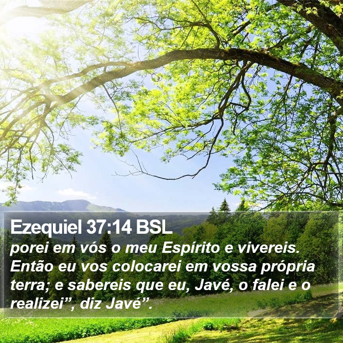 Ezequiel 37:14 BSL Bible Study