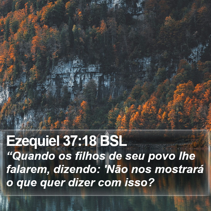 Ezequiel 37:18 BSL Bible Study