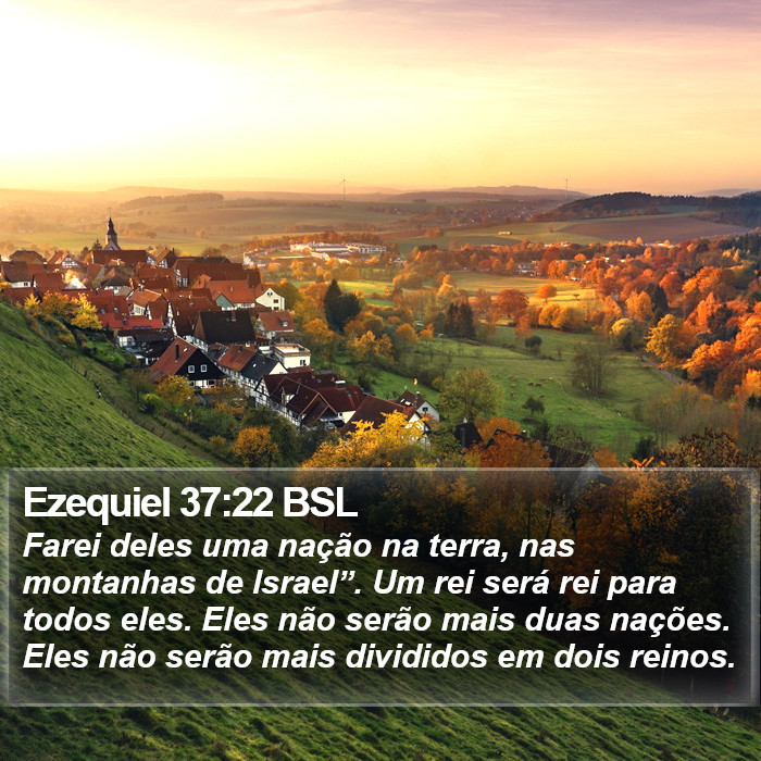 Ezequiel 37:22 BSL Bible Study