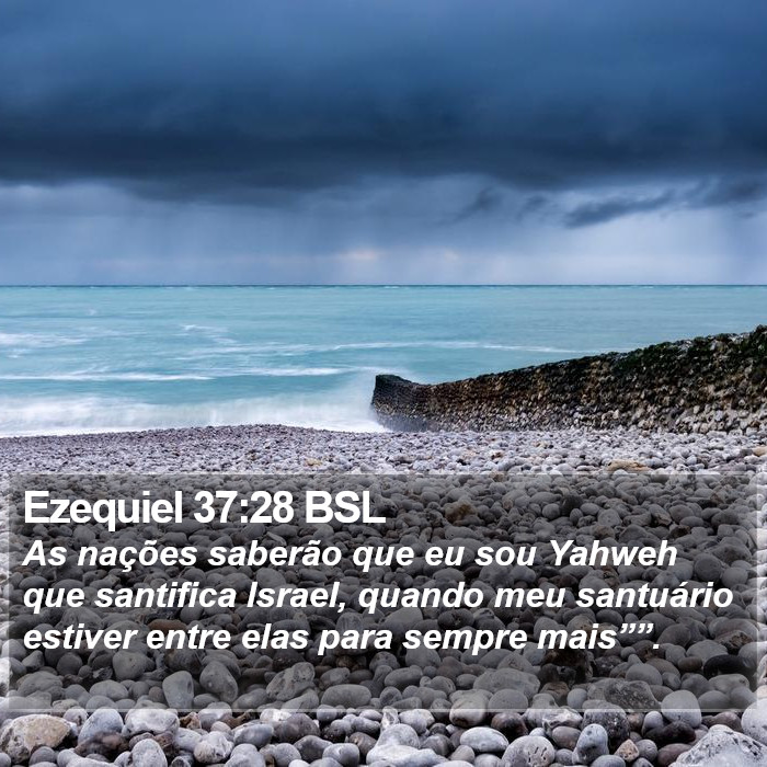 Ezequiel 37:28 BSL Bible Study