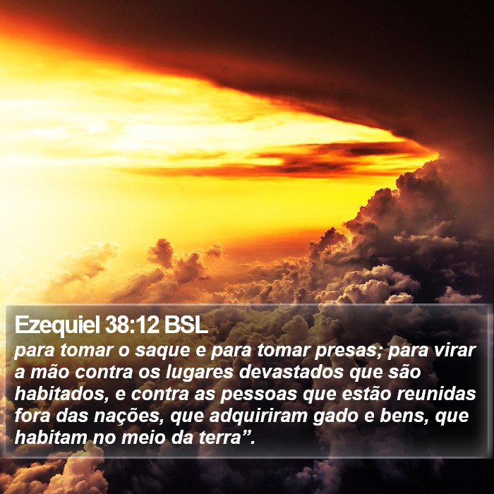Ezequiel 38:12 BSL Bible Study