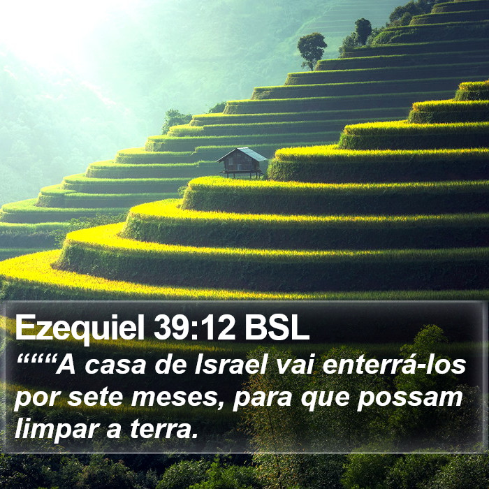 Ezequiel 39:12 BSL Bible Study