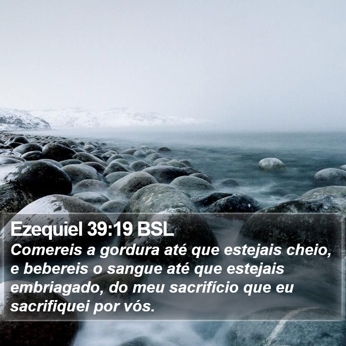 Ezequiel 39:19 BSL Bible Study