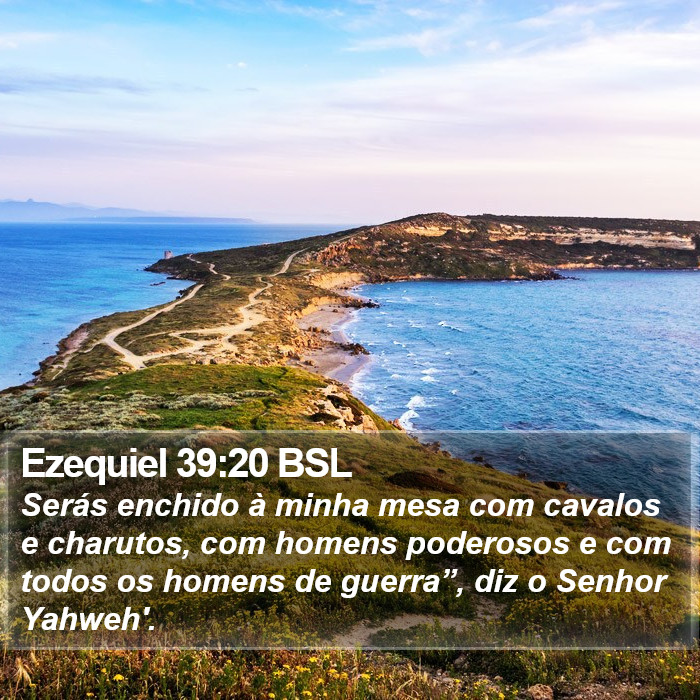 Ezequiel 39:20 BSL Bible Study