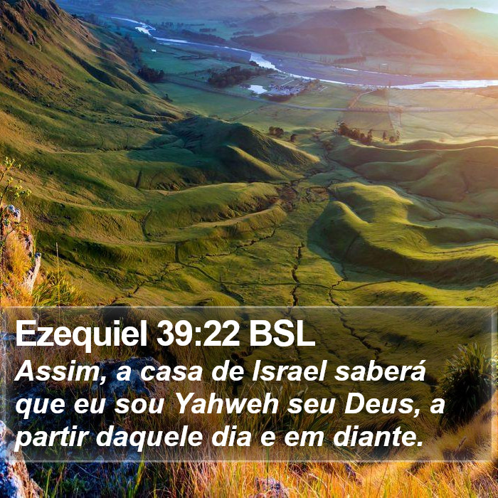 Ezequiel 39:22 BSL Bible Study