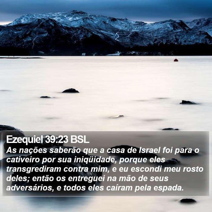 Ezequiel 39:23 BSL Bible Study