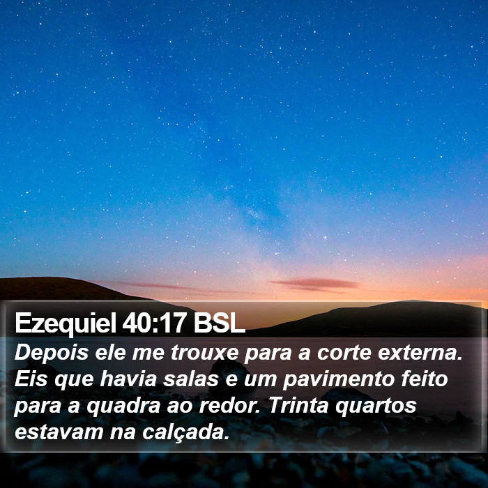 Ezequiel 40:17 BSL Bible Study