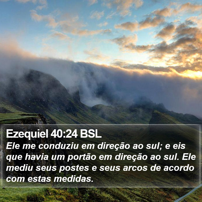 Ezequiel 40:24 BSL Bible Study