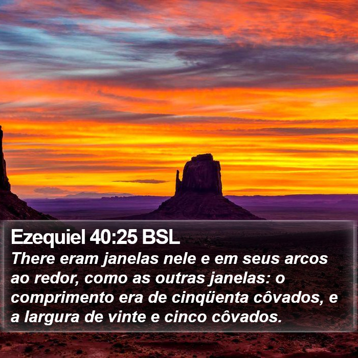Ezequiel 40:25 BSL Bible Study