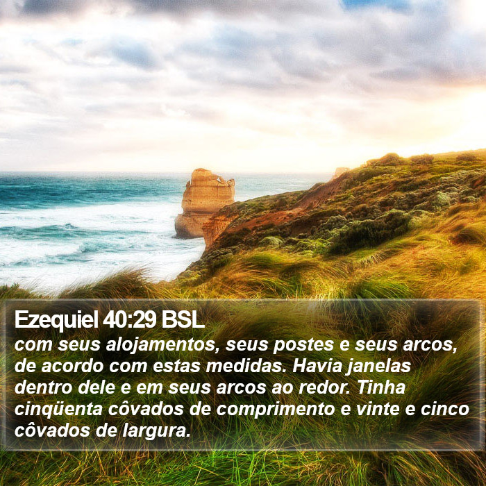 Ezequiel 40:29 BSL Bible Study