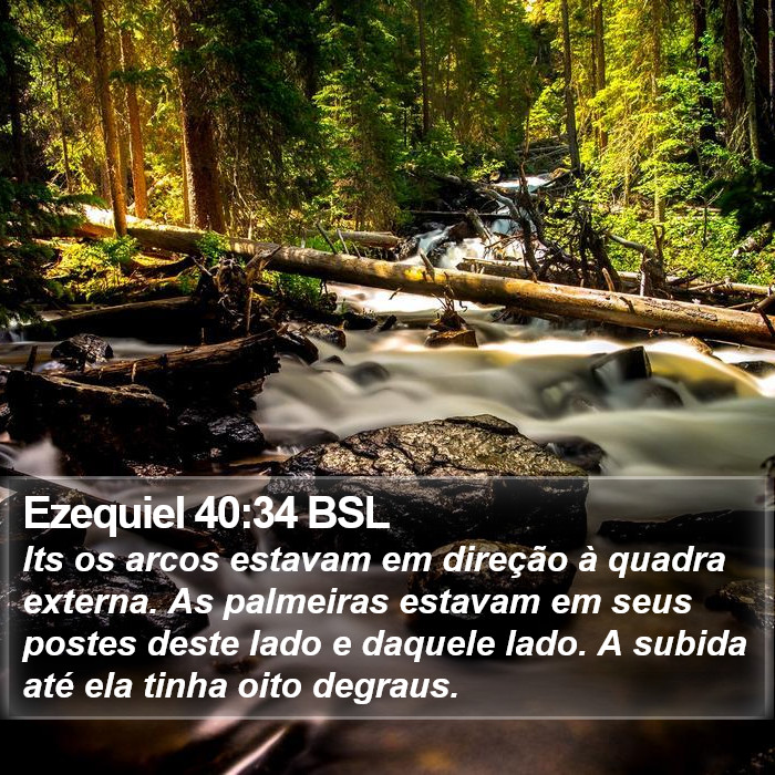 Ezequiel 40:34 BSL Bible Study