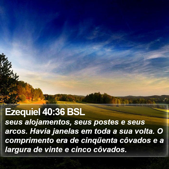 Ezequiel 40:36 BSL Bible Study