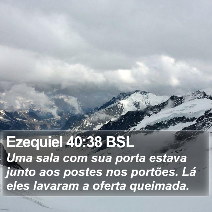 Ezequiel 40:38 BSL Bible Study