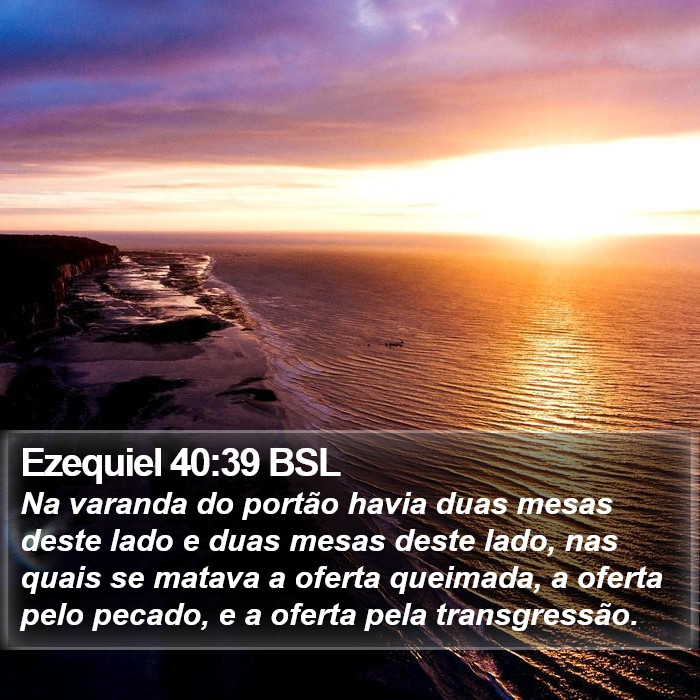 Ezequiel 40:39 BSL Bible Study