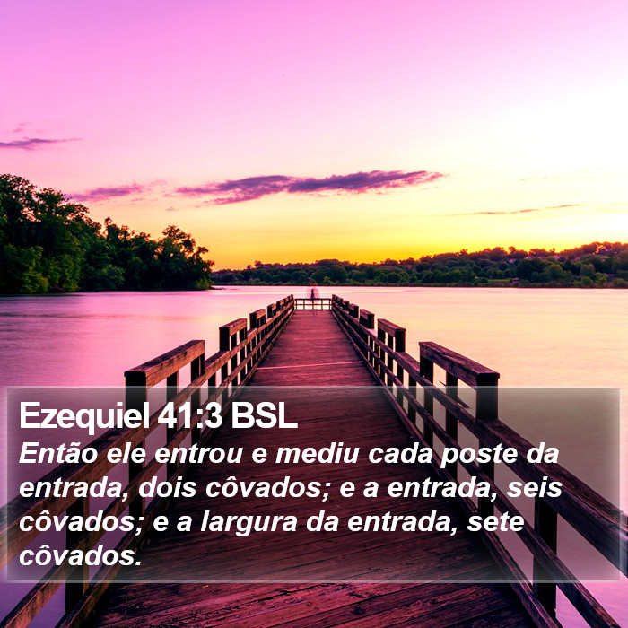 Ezequiel 41:3 BSL Bible Study