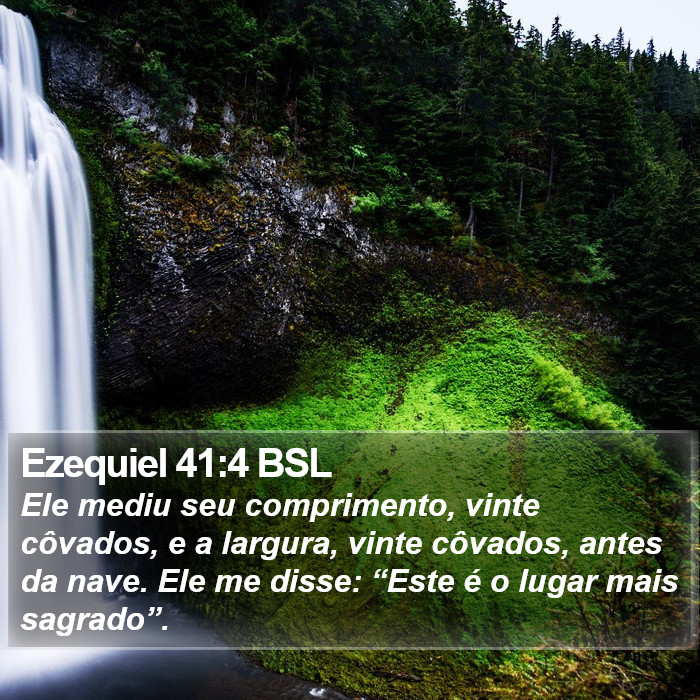 Ezequiel 41:4 BSL Bible Study