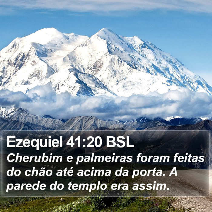Ezequiel 41:20 BSL Bible Study