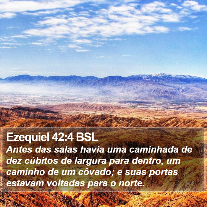 Ezequiel 42:4 BSL Bible Study