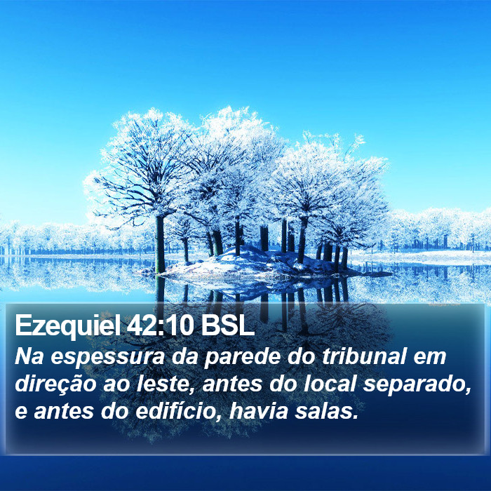 Ezequiel 42:10 BSL Bible Study
