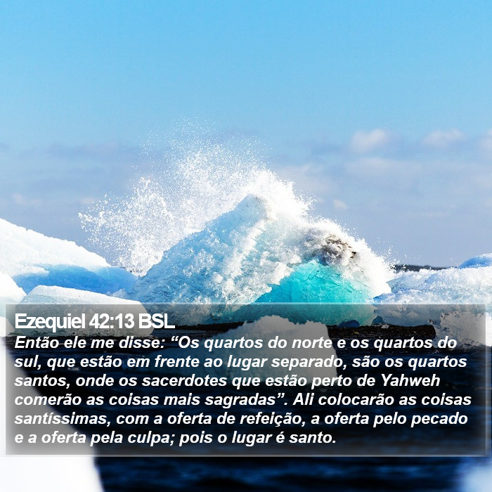 Ezequiel 42:13 BSL Bible Study