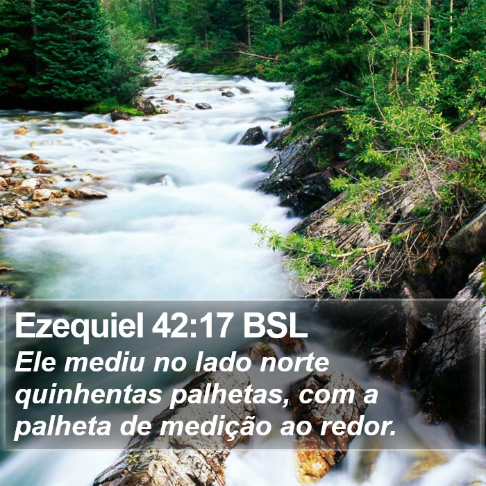 Ezequiel 42:17 BSL Bible Study