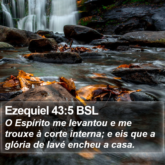 Ezequiel 43:5 BSL Bible Study