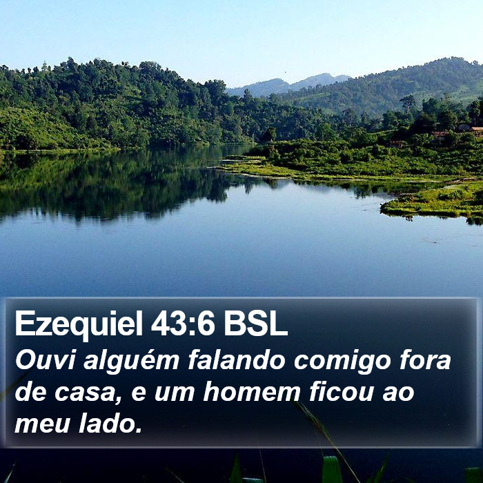 Ezequiel 43:6 BSL Bible Study