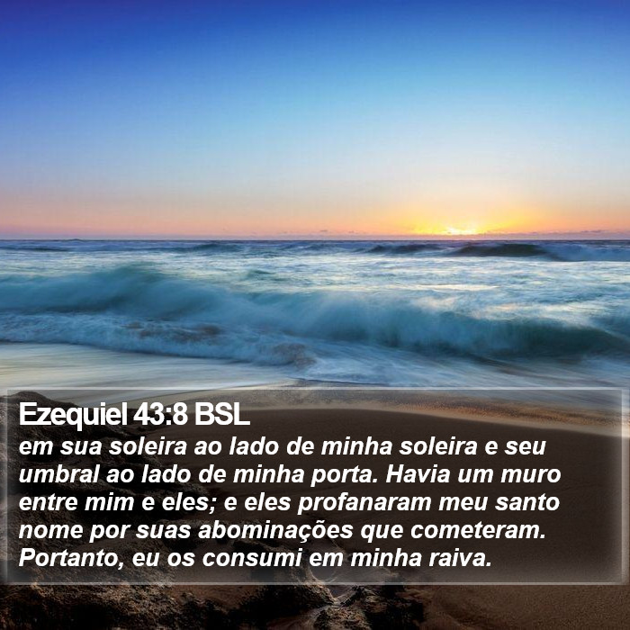 Ezequiel 43:8 BSL Bible Study