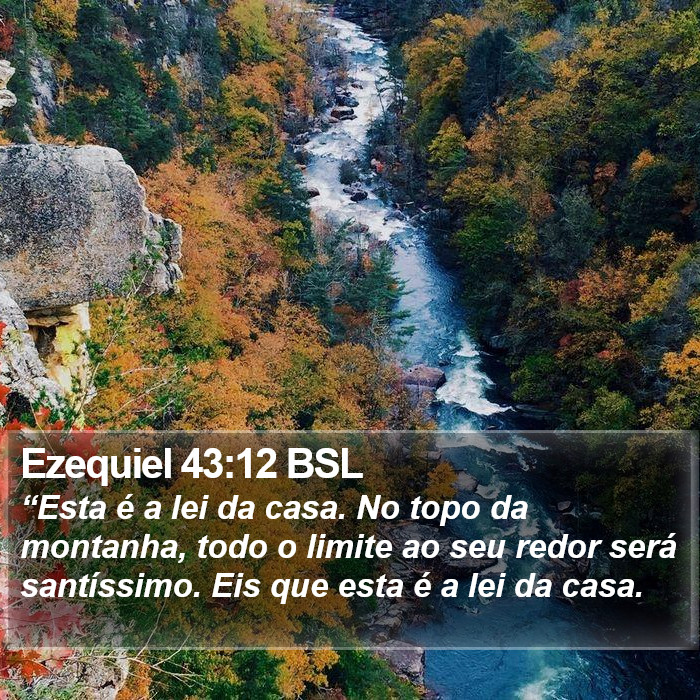 Ezequiel 43:12 BSL Bible Study
