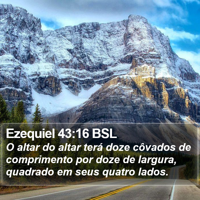 Ezequiel 43:16 BSL Bible Study