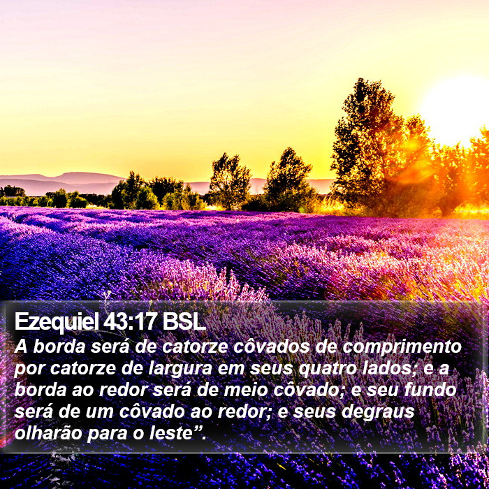 Ezequiel 43:17 BSL Bible Study