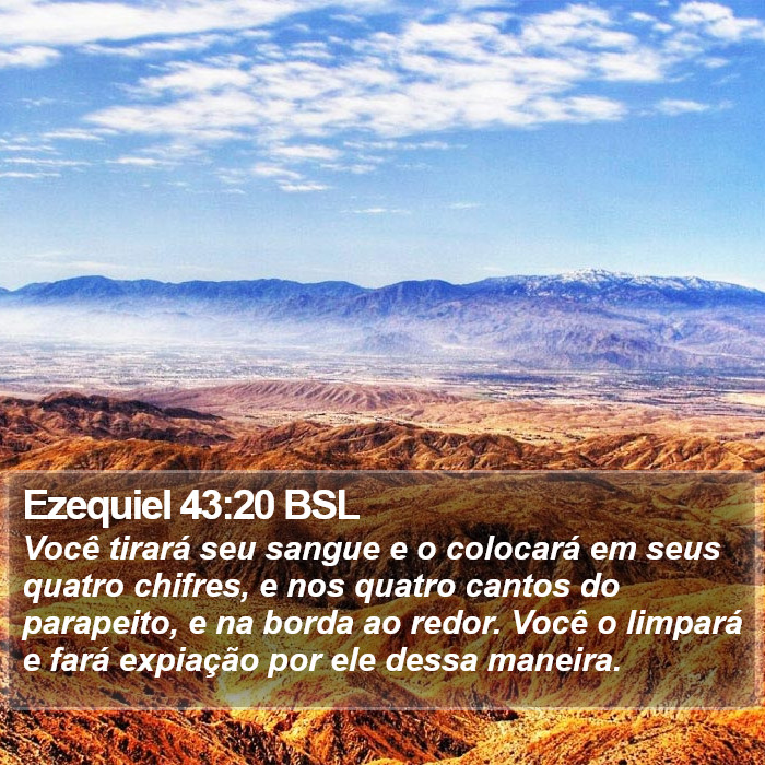 Ezequiel 43:20 BSL Bible Study