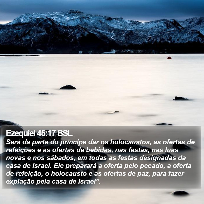 Ezequiel 45:17 BSL Bible Study