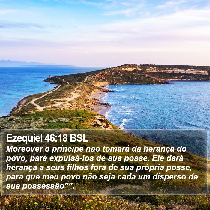 Ezequiel 46:18 BSL Bible Study