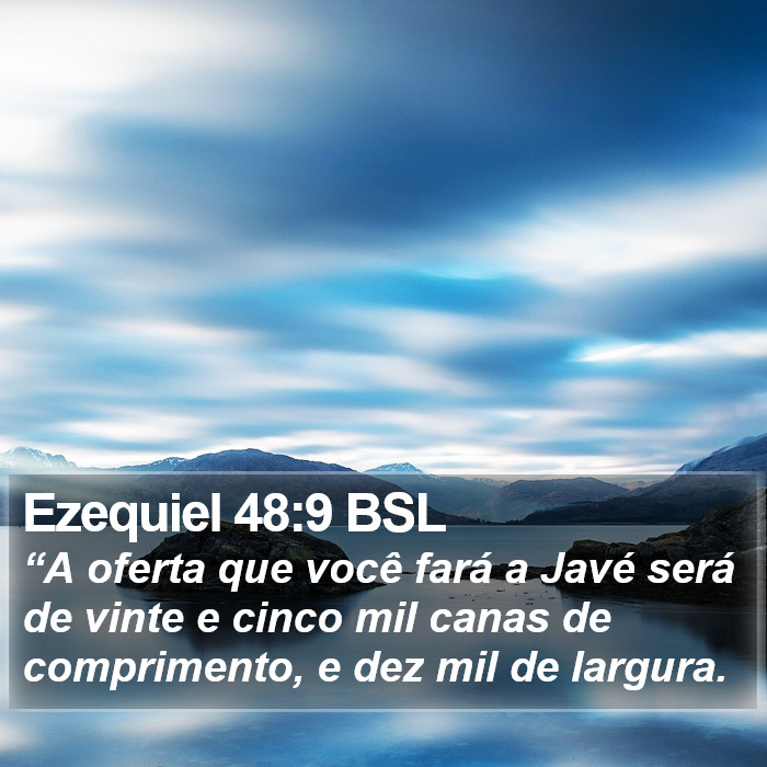 Ezequiel 48:9 BSL Bible Study